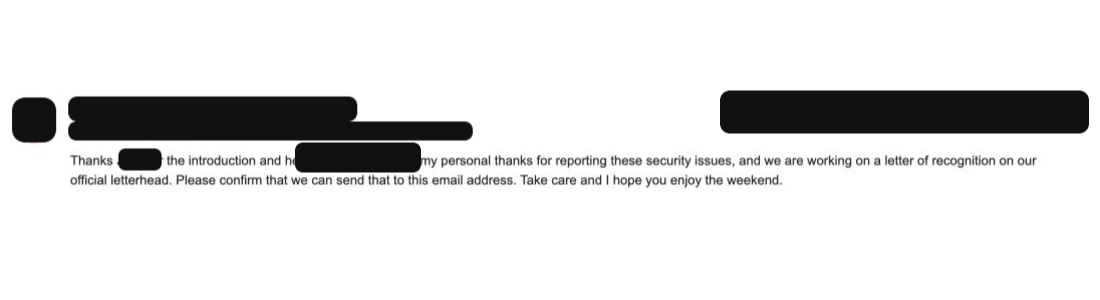 Reply from a CISO at a research university